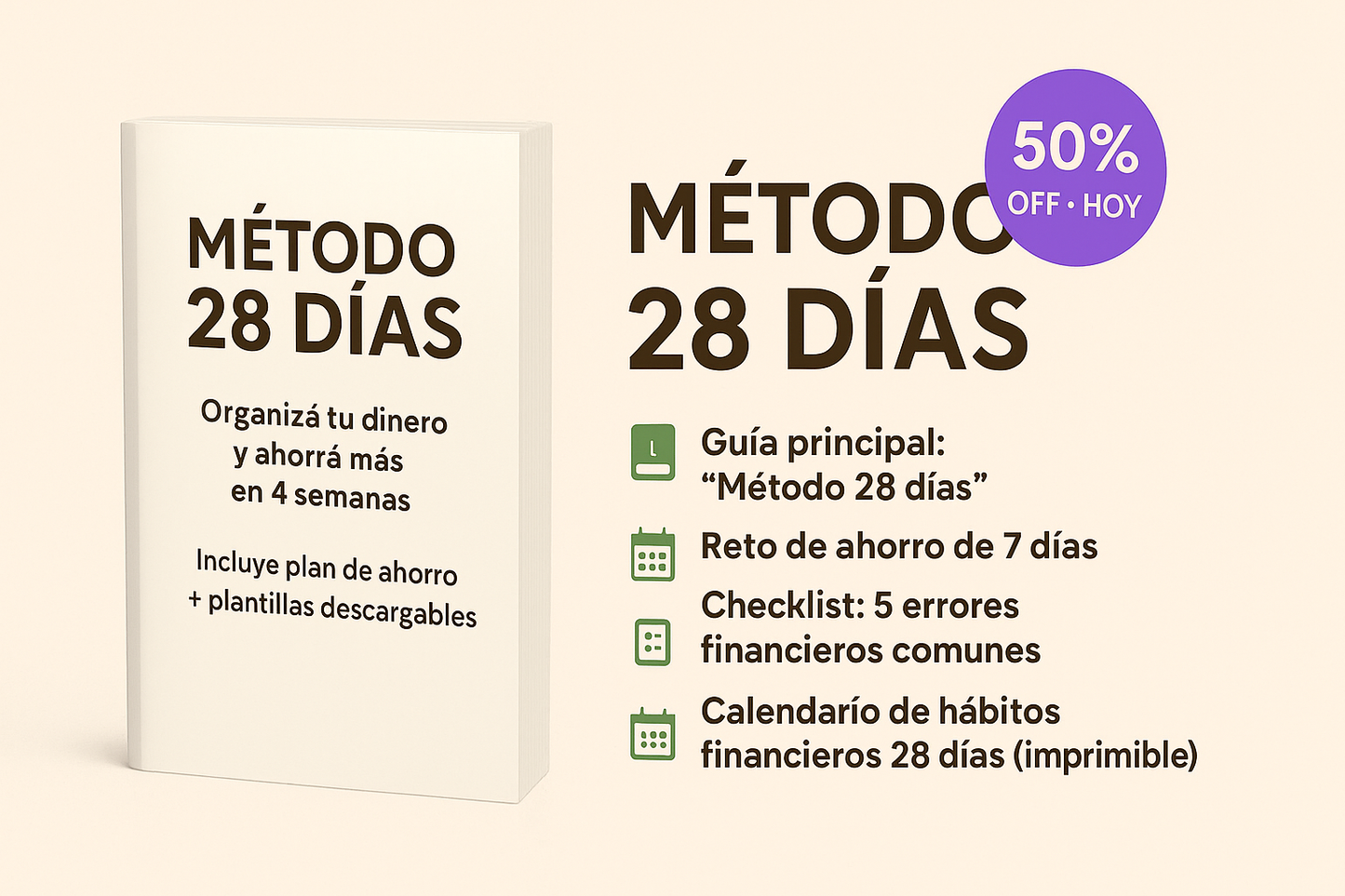 ⭐Método 28. Cambio Financiero- Transformá tu economía en 4 semanas